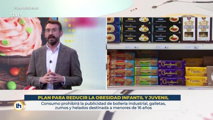 La hora de La 1 - Plan para reducir la obesidad infantil y juvenil, prohibirá la publicidad de bollería industrial
