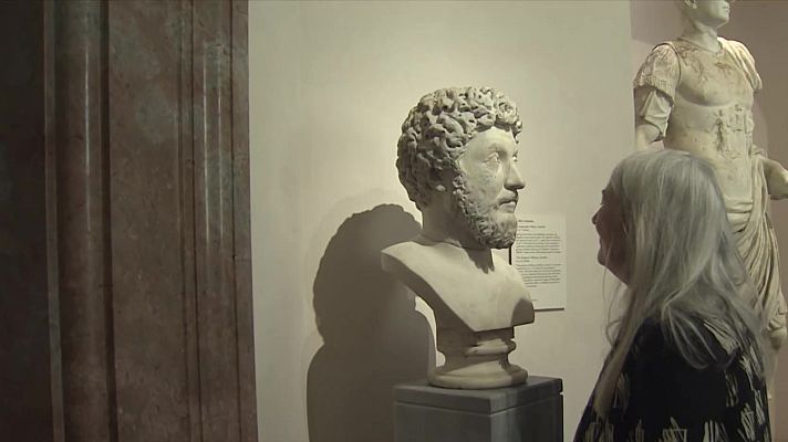 Telediario 2 - La historiadora británica Mary Beard presenta su nuevo libro, 'Doce césares'