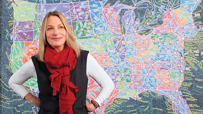Telediario 2 - Llega a Madrid una retrospectiva de Paula Scher, la estrella del diseño gráfico