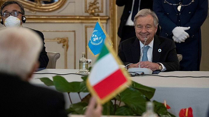 Telediario 2 - El G20 se reunirá en Roma para debatir el cambio climático en un año marcado por los desastres naturales