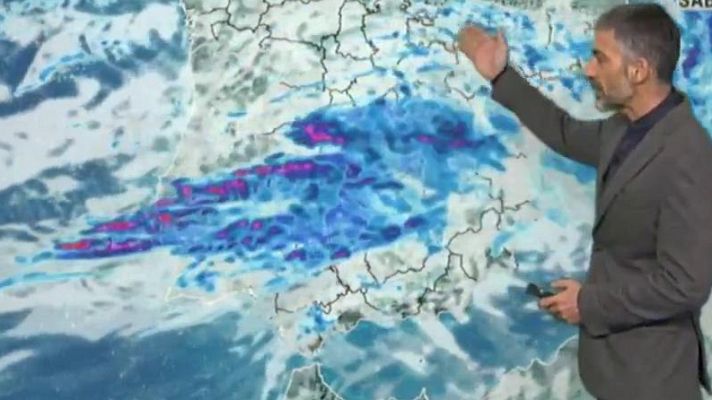 El tiempo - Este sábado, lluvias generalizadas, con viento y temporal