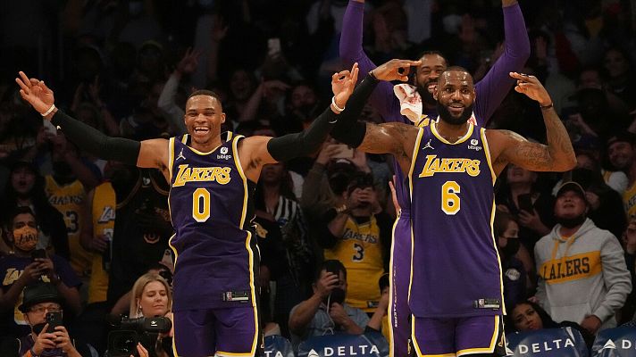 Telediario Fin de Semana - LeBron James y Anthony rescatan a los Lakers ante los Cavaliers de un gran Ricky Rubio