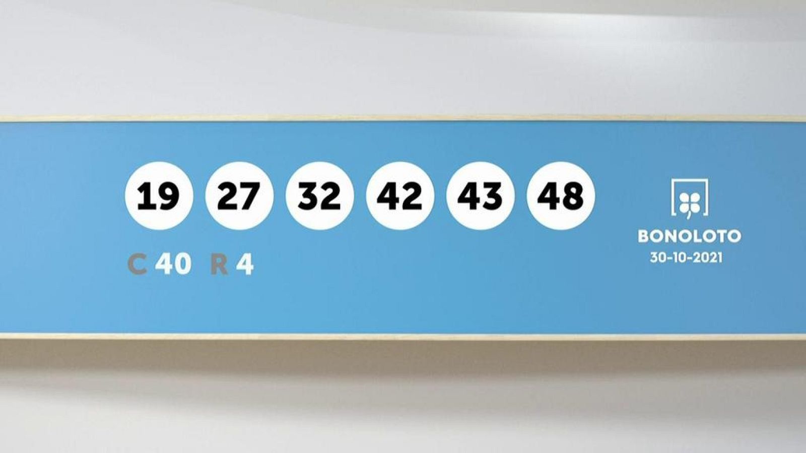 Sorteo de la Lotería Bonoloto del  30/10/2021 - Ver ahora