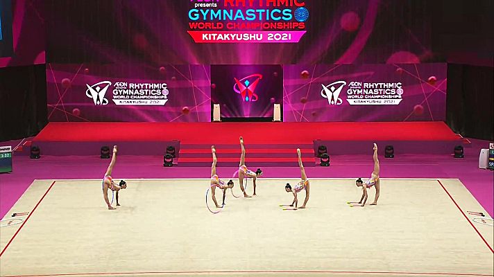 Gimnasia rítmica - Cto. Mundo. Final competición grupos