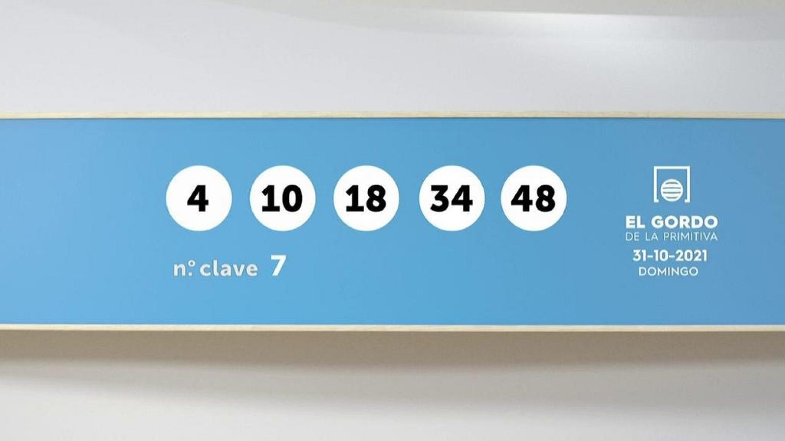 Sorteo de la Lotería Gordo de la Primitiva del 31/10/2021 - Ver ahora