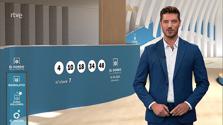 Loterías - Sorteo de El Gordo de la Primitiva del 31/10/2021