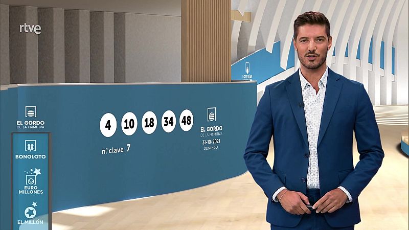 Sorteo de El Gordo de la Primitiva del 31/10/2021