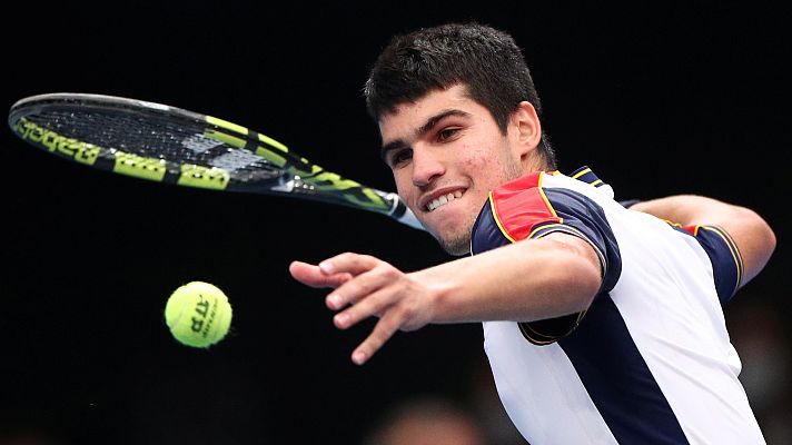 Telediario 1 - Carlos Alcaraz alcanza el número 35 del mundo