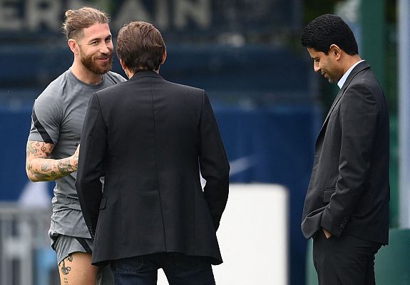 Telediario 2 - El PSG se plantea rescindir el contrato de Sergio Ramos