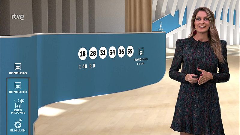 Sorteo de la Bonoloto del 01/11/2021