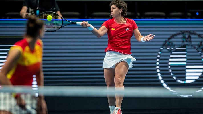 Tenis - España vence a Eslovaquia tras el punto de dobles