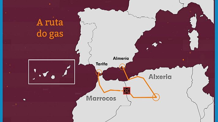 Telexornal - Galicia - Subministración de gas por mar
