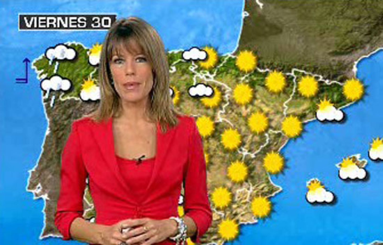 Temperaturas sin cambios y lluvias débiles en el noroeste