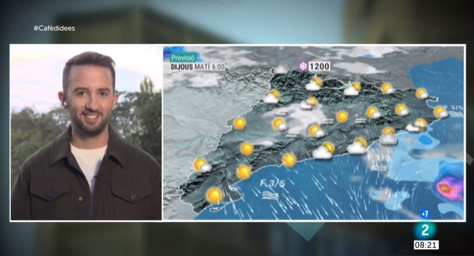 El Temps (04/11/2021) - A la tarda s'esperen ruixats al Pirineu i comarques del nord-est, de neu per damunt dels 1.200 metres