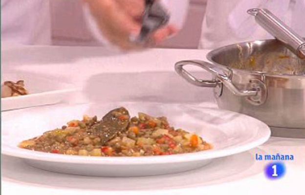 RTVE Cocina - Lentejas con chipirones
