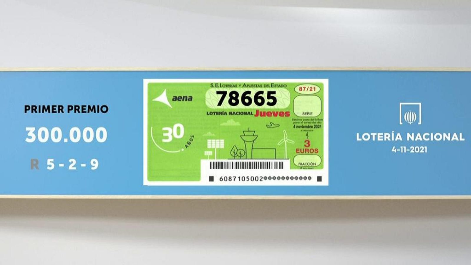 Sorteo de la Lotería Nacional del 04/11/2021 - Ver ahora