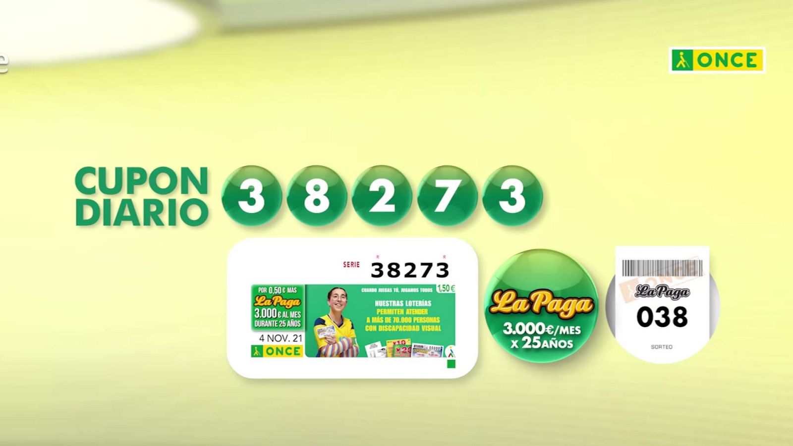 Sorteo ONCE - 04/11/21 - ver ahora