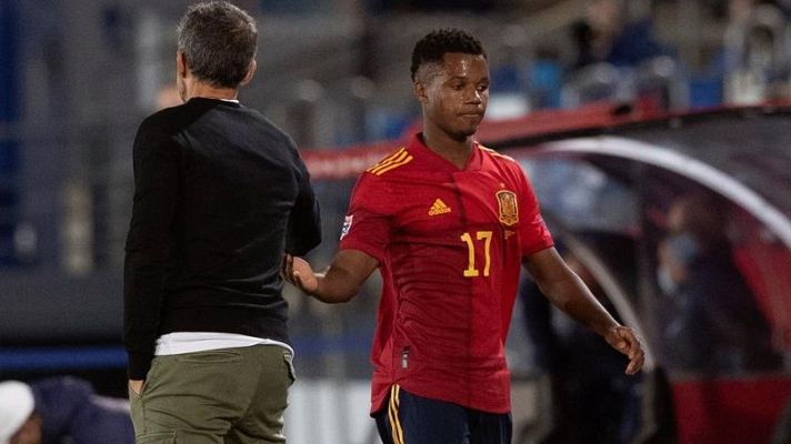 Fútbol - Luis Enrique : "Ansu Fati es especial, vamos a tener cuidado con él y con todos"