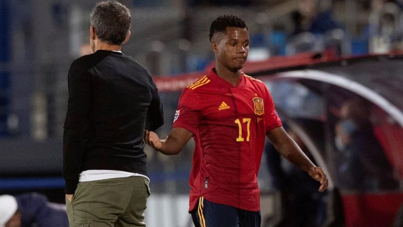 Luis Enrique : "Ansu Fati es especial, vamos a tener cuidado con él y con todos"