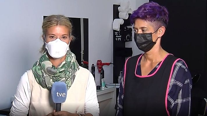 Telediario 2 - La peluquería 'Caroli', un trozo de Todoque al otro lado de La Palma