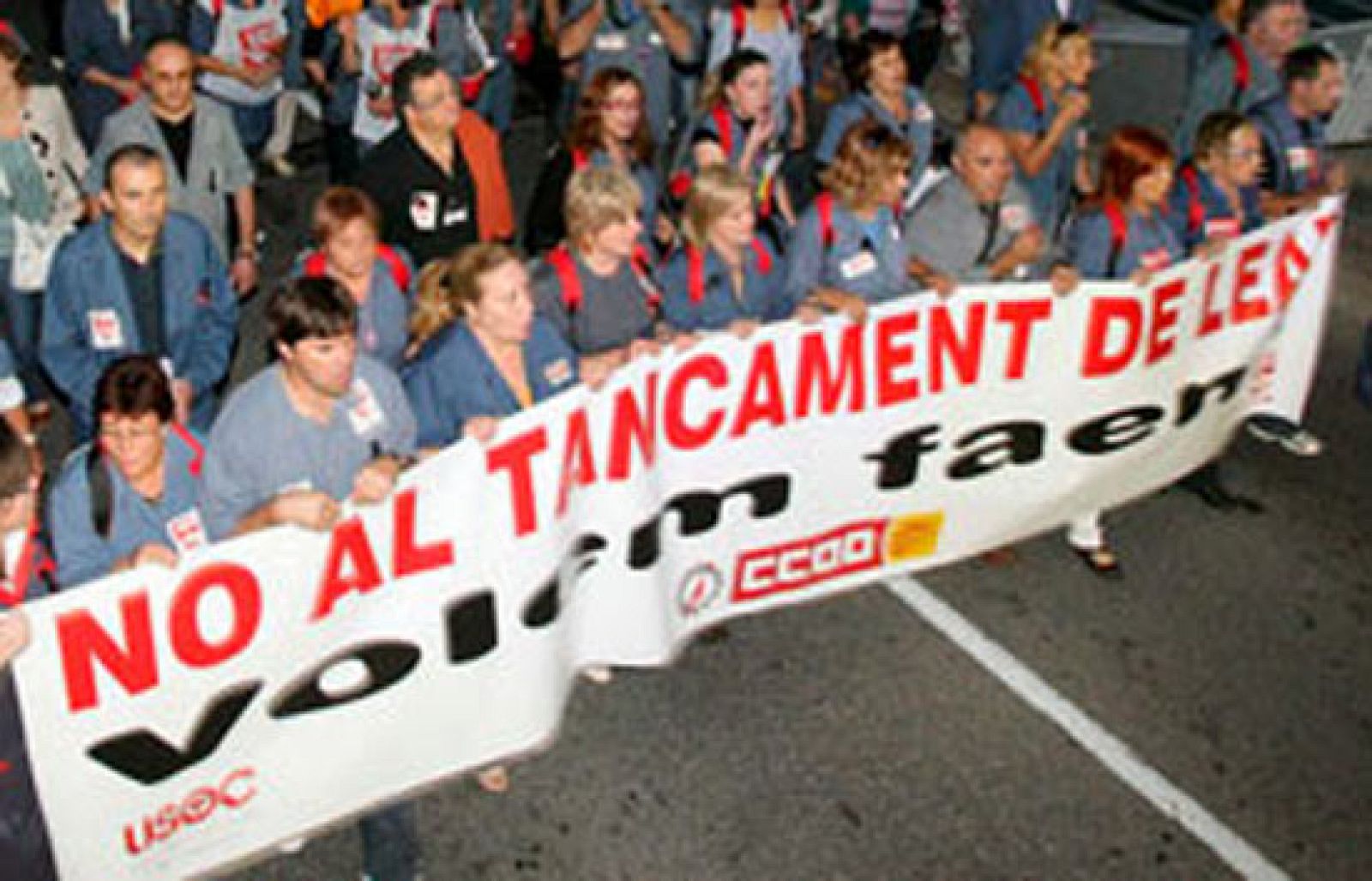 Manifestación contra el cierre de Lear en Tarragona | Ver