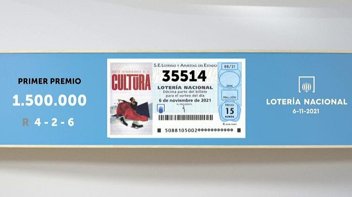 SELAE - Sorteo de la Lotería Nacional del 06/11/2021