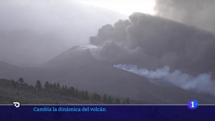Telediario Fin de Semana - Cambia la dinámica del volcán de La Palma