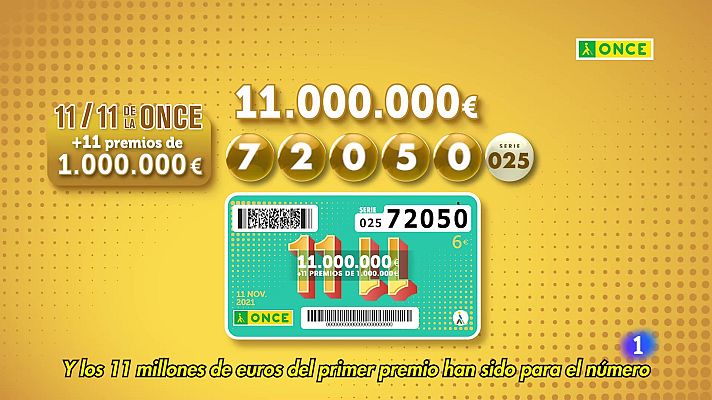 Sorteos ONCE - Sorteo ONCE - 11/11/21