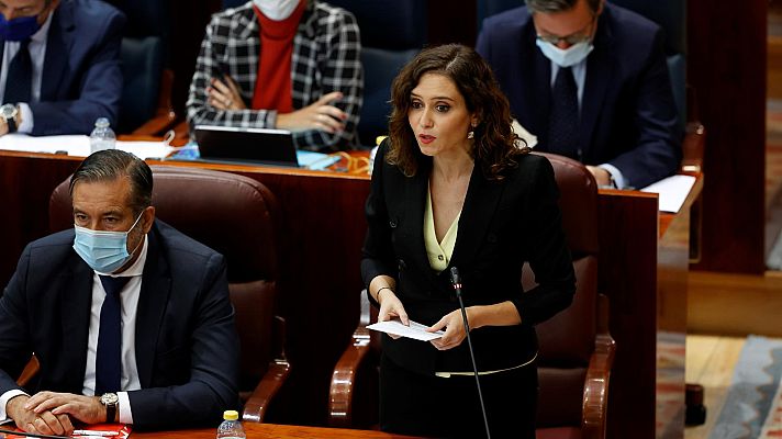 Telediario 2 - Vox se une al resto de la oposición para pedir una comisión de investigación sobre el hermano de Ayuso