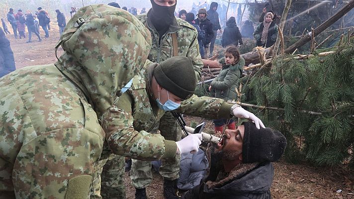 Telediario Fin de Semana - Putin niega la implicación en la crisis de Bielorrusia