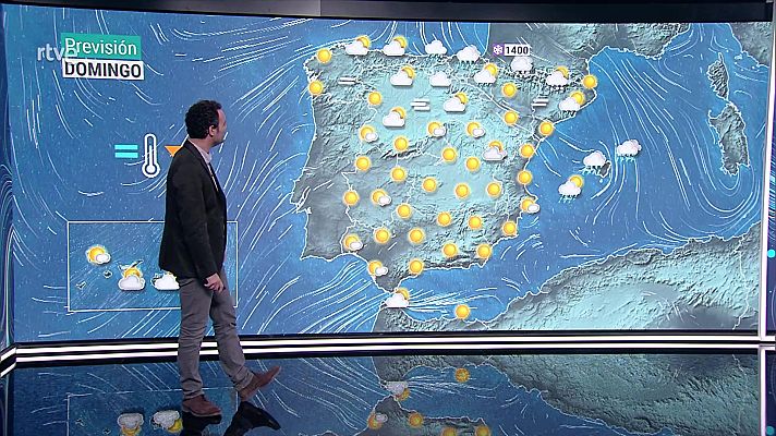 El tiempo - Viento fuerte o con intervalos de fuerte en Baleares