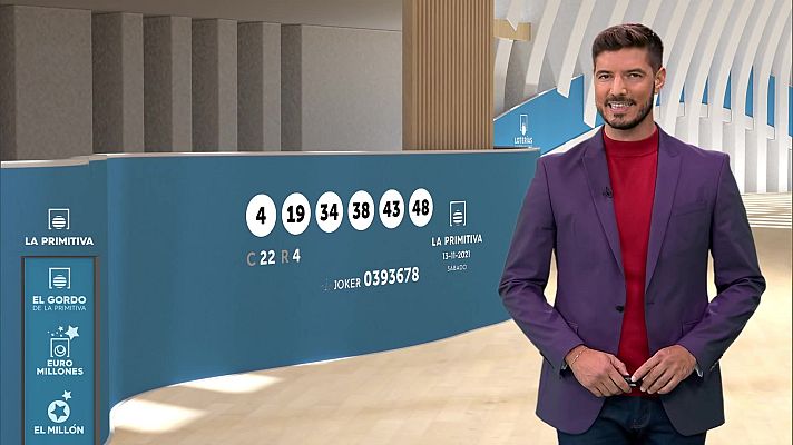 Loterías - Sorteo de la Bonoloto y Primitiva del 13/11/2021