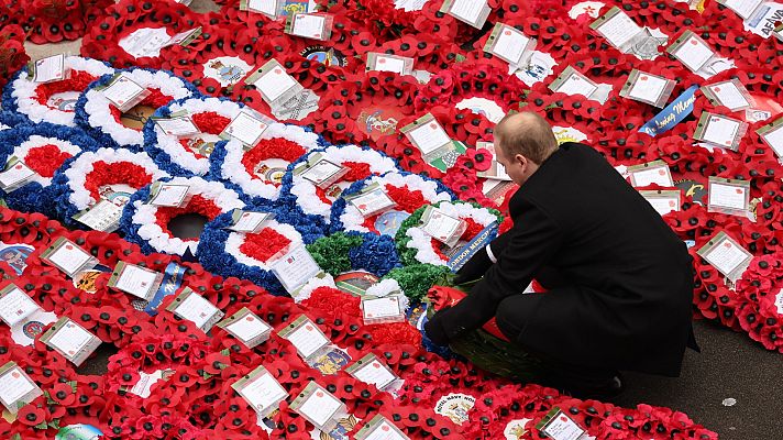 Telediario Fin de Semana - La ausencia de Isabel II marca el Día del Recuerdo