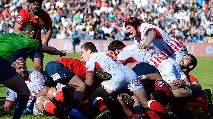 Rugby - Campeonato de Europa masculino: España - Rusia