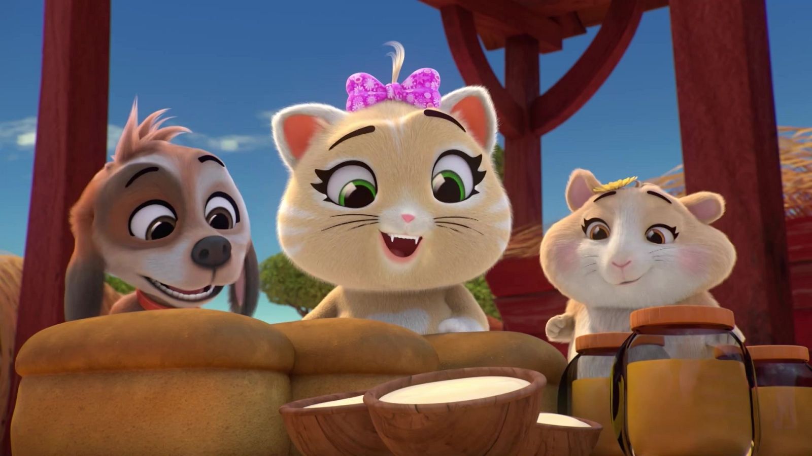 Merienda en la granja - 44 Gatos | Ver