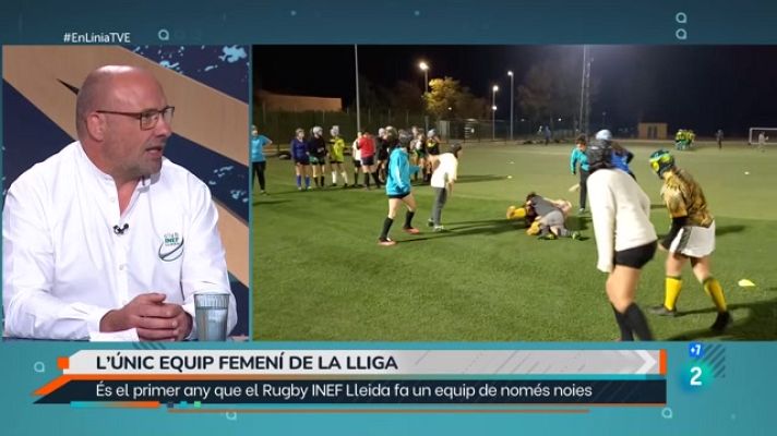 En Línia - El primer equip de rugby femení de la lliga.
