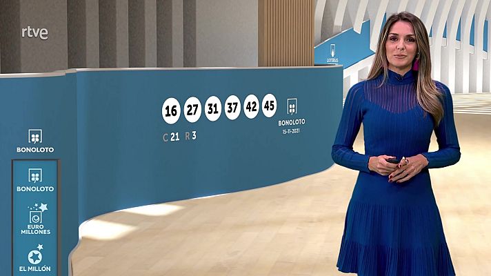 Loterías - Sorteo de la Bonoloto del 15/11/2021