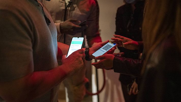 Telediario 1 - País Vasco solicitará autorización para utilizar el pasaporte COVID en restaurantes y ocio nocturno