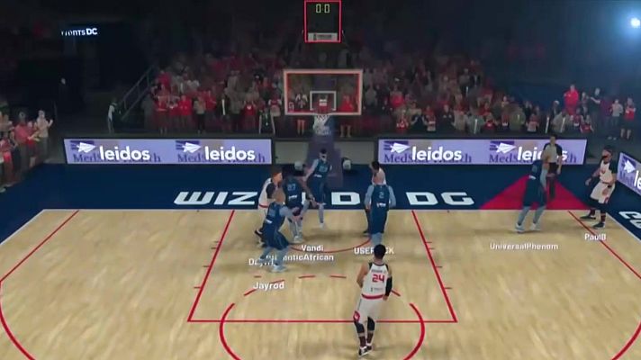Telediario 1 - Dux, el único equipo español y europeo en la NBA virtual