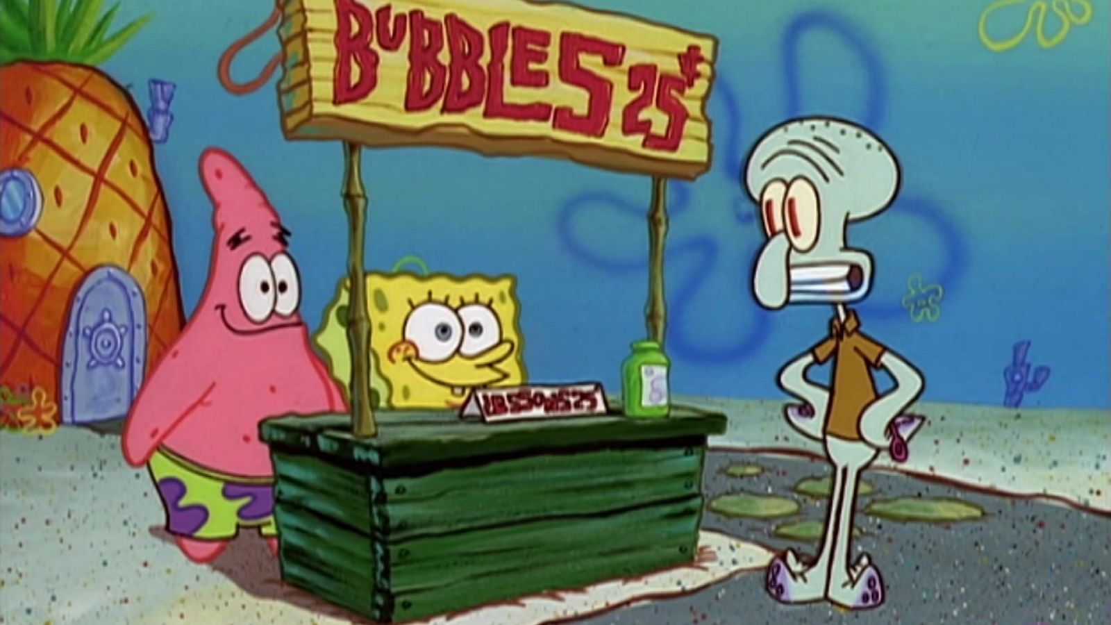 El puesto de pompas - Bob Esponja | Ver