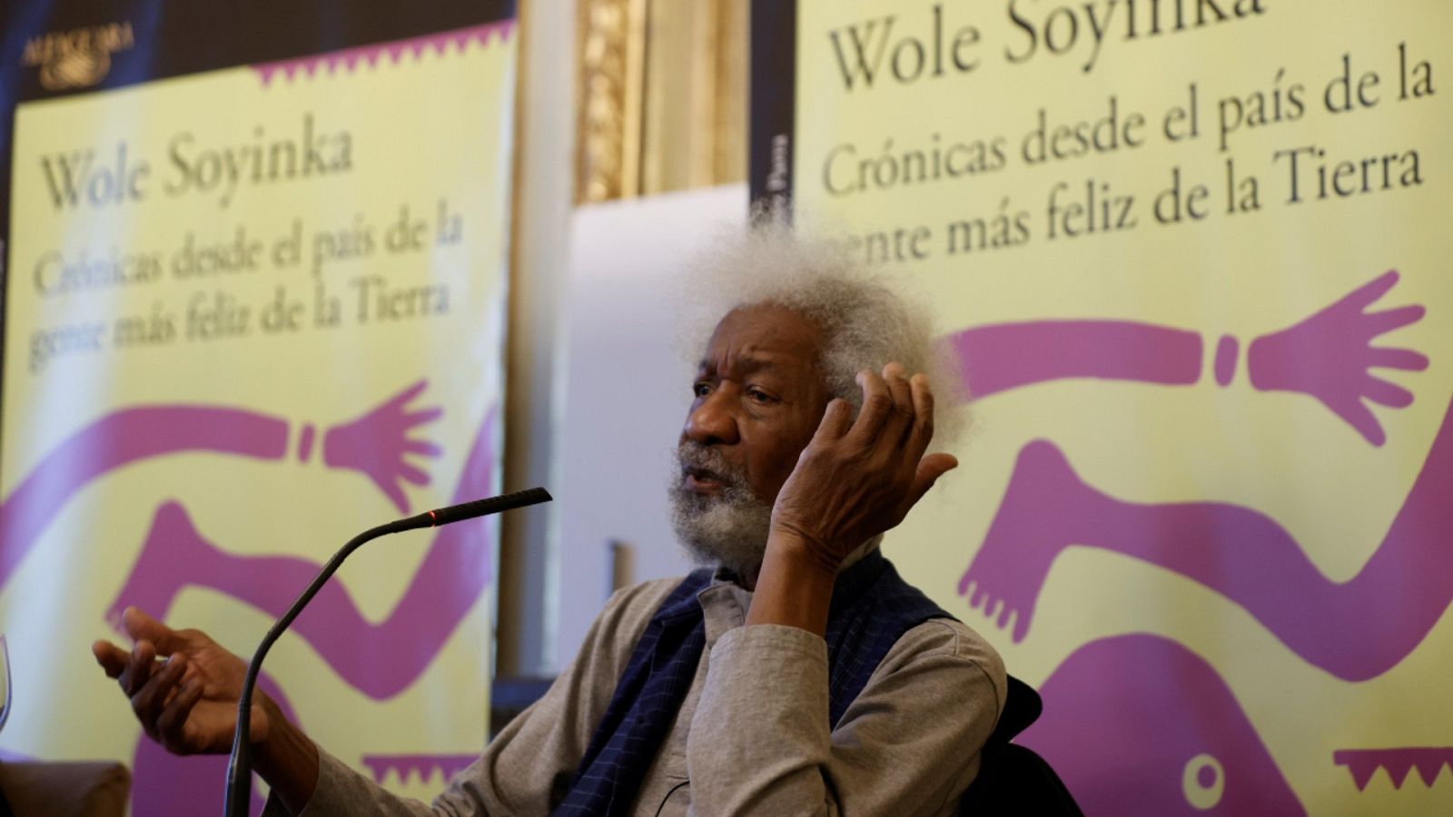 Wole Soyinka visita España para presentar su nuevo libro | Ver
