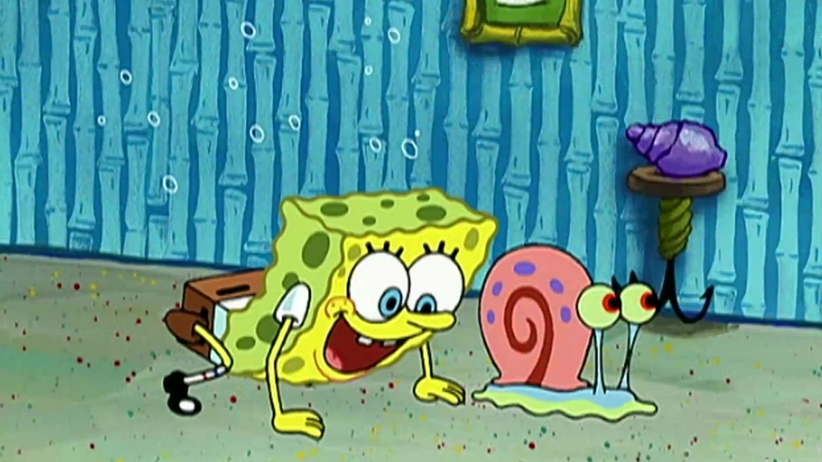 El baño de Gary - Bob Esponja | Ver