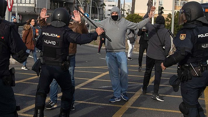 Telediario 2 - El conflicto del metal en Cádiz se encalla y la huelga general continuará
