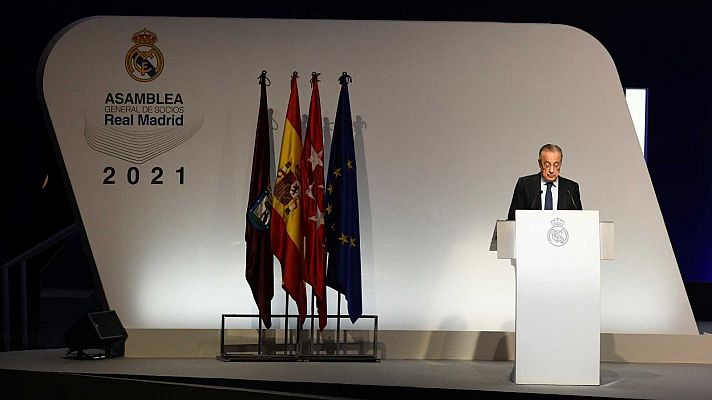 Telediario Fin de Semana - Florentino carga contra la UEFA en la asamblea del Madrid
