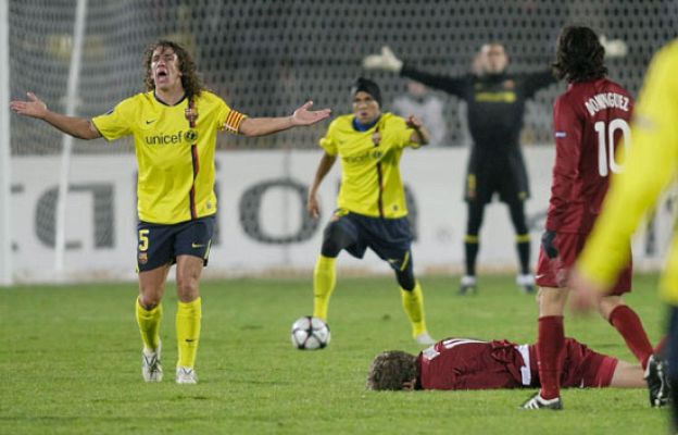 Champions League - El Barça se congeló en Kazan
