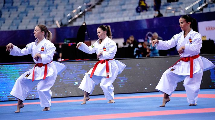 Kárate - Mundial de kárate | España, plata en los dos equipos de kata