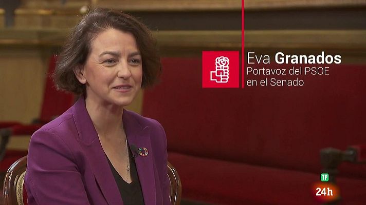 Parlamento - Eva Granados, portavoz del PSOE en el Senado