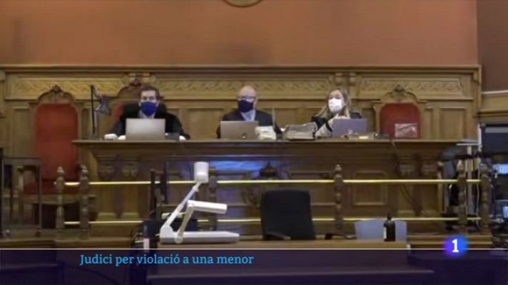L'Informatiu - Declaren els 4 acusats d'una violació múltiple a Manresa