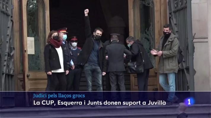 L'Informatiu - Jutgen Pau Juvillà per mantenir els llaços grocs a la Paeria durant les eleccions de 2019