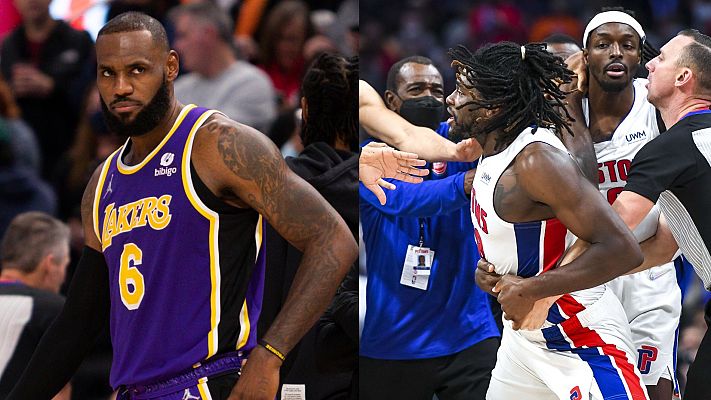 Telediario 1 - La expulsión de LeBron James desata la remontada de los Lakers